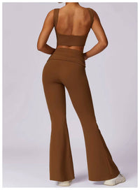 Flare Set Brown back