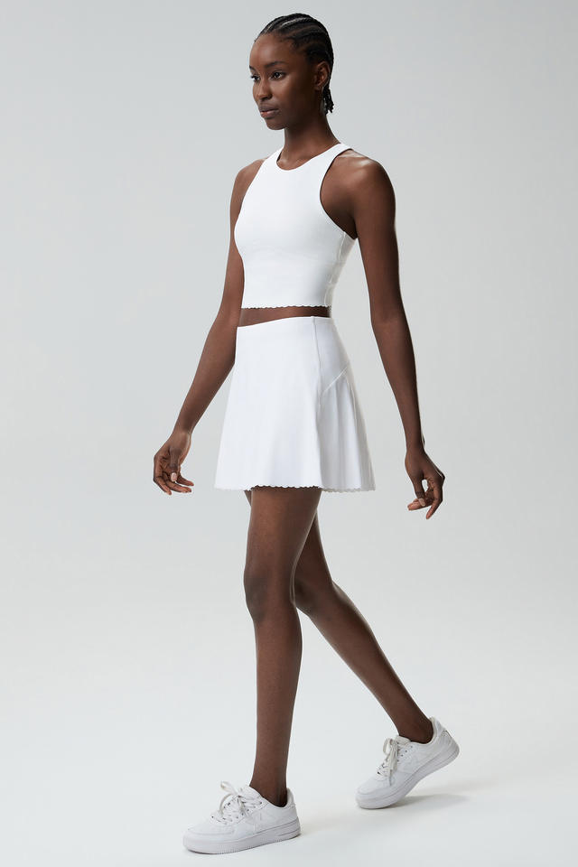 Ace Skirt Set White