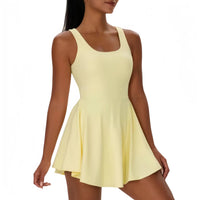 Arc Dress Yellow - front view