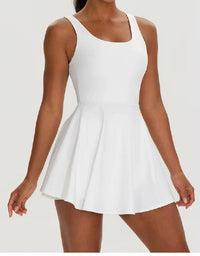 Arc Dress White - front view