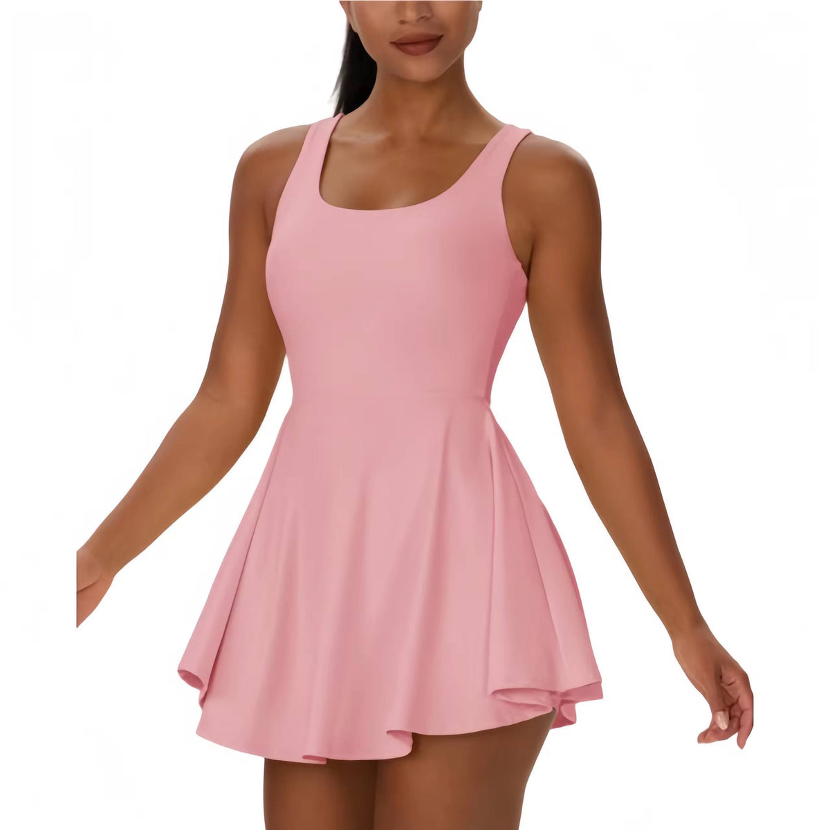 Arc Dress Pink - front view