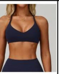 Block Bra Navy