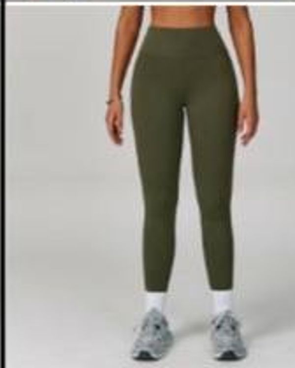 Block Leggings Olive