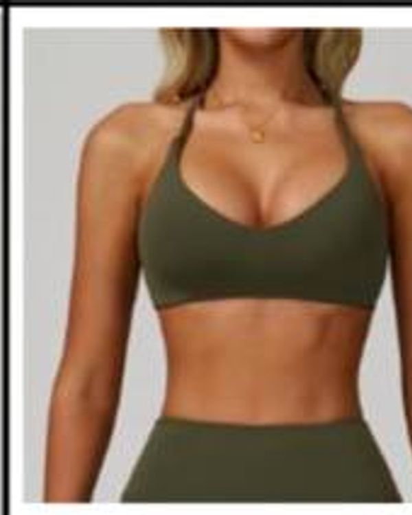 Block Shorts Set Olive