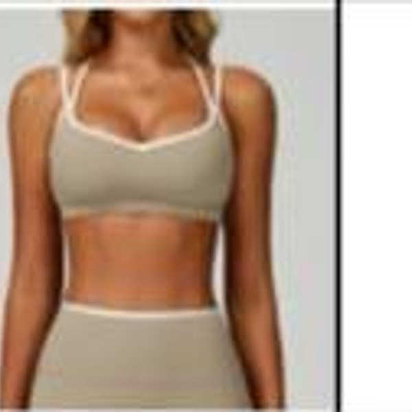 Cross Top Beige