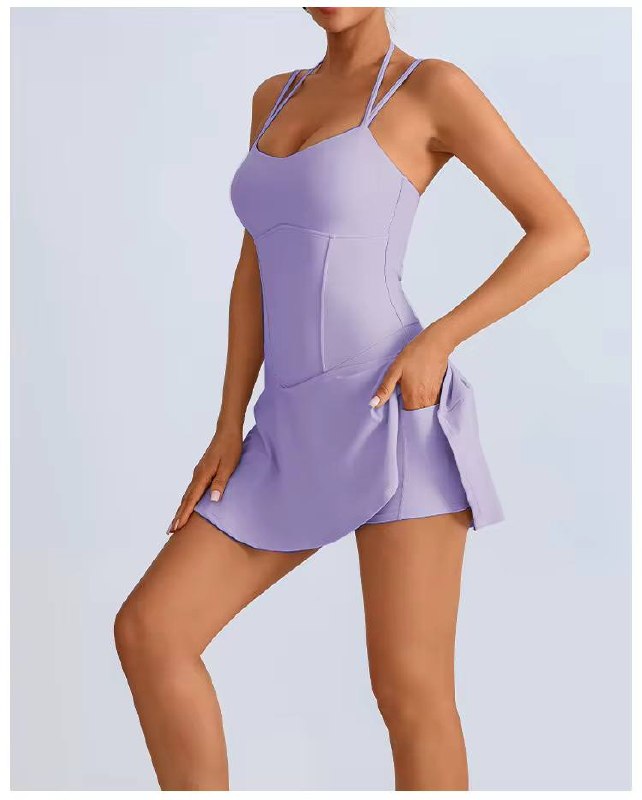 Muse Dress Lavender - side view