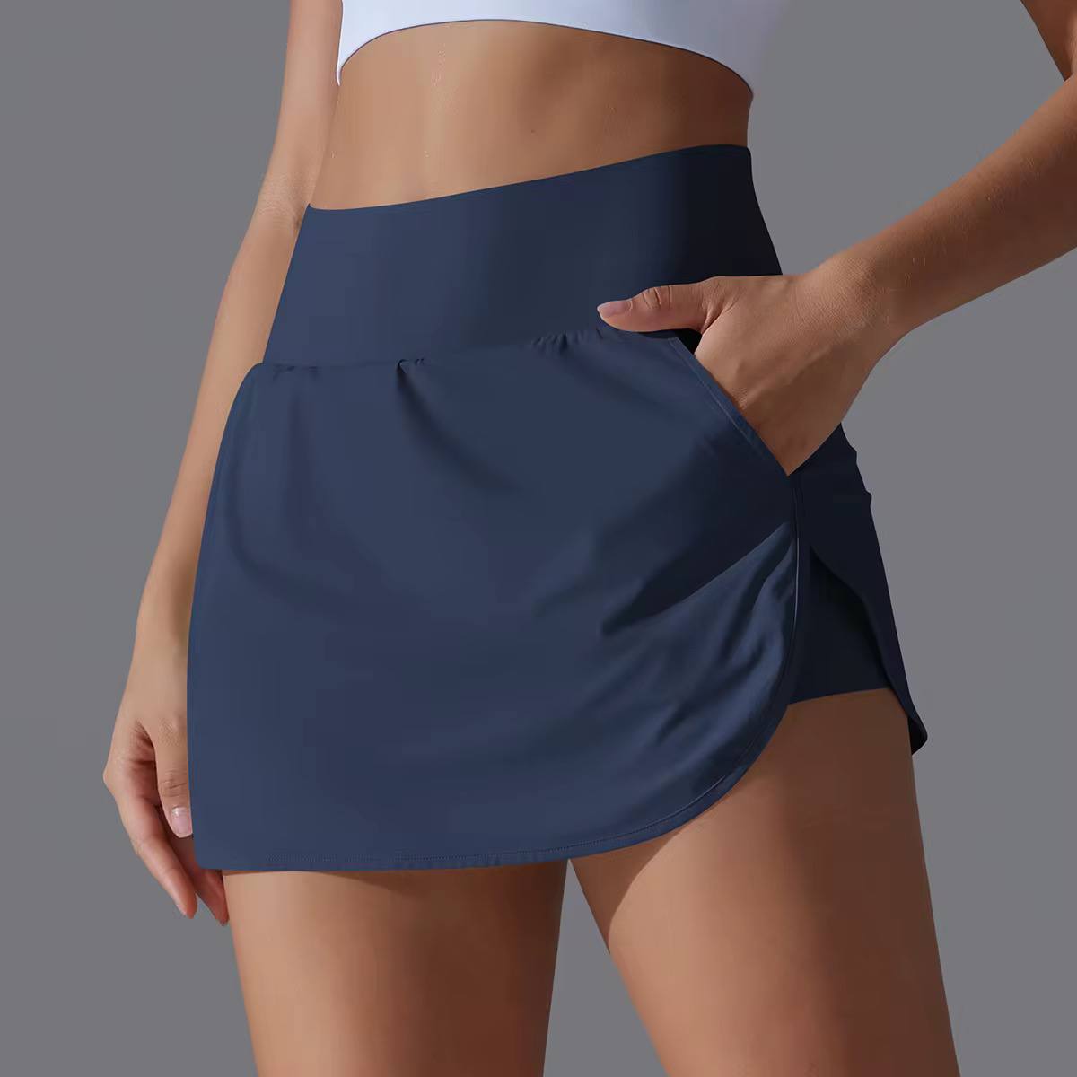 Net Skirt Navy