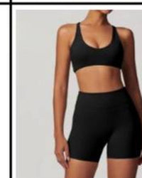 Peak Shorts Set Black