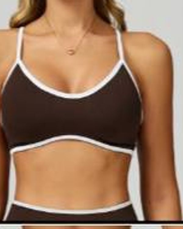 Trim Bra Brown