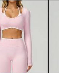 Trim Long Top Pink