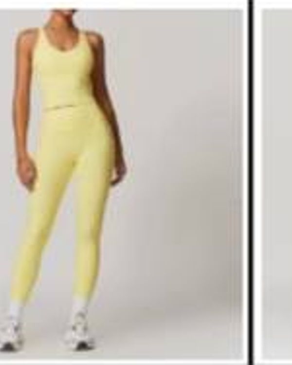 Vest Legging Set Yellow