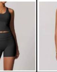 Vest Shorts Set Charcoal