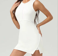 Volt Dress White - front view